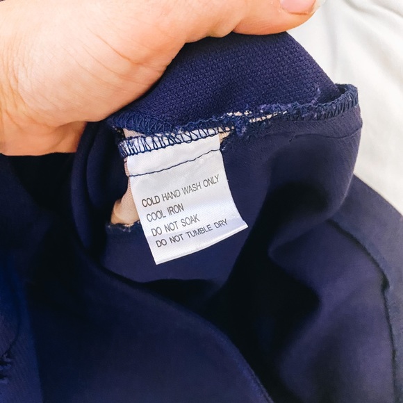 Blue and Nude Bodycon Dress - Picture 7 of 7